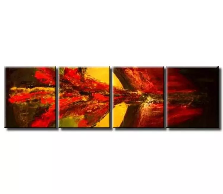 abstract painting - red modern abstract paintings