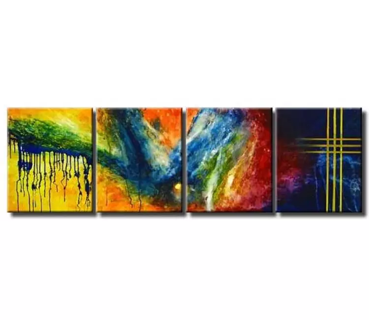 abstract painting - modern wall art space odyssey