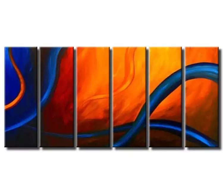 abstract painting - large modern wall painting