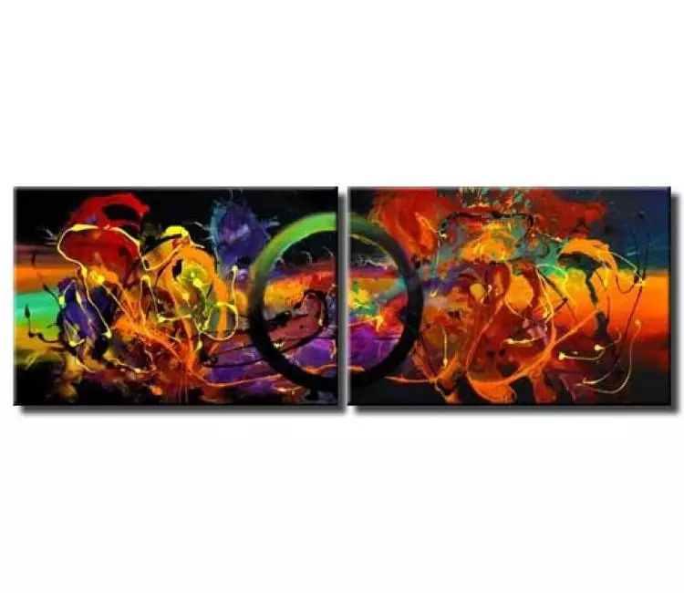 abstract painting - large splash abstract