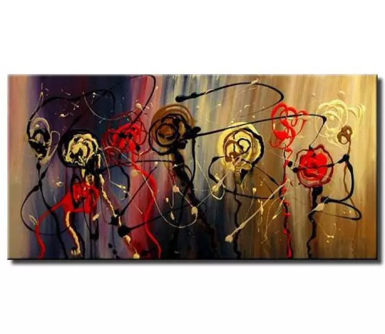 abstract painting - contemporary handmade painting