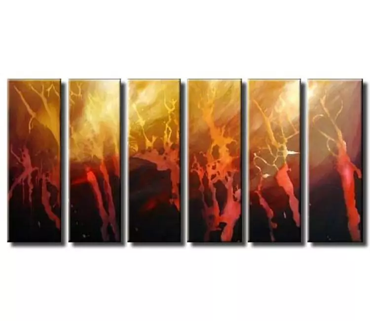 abstract painting - multi panel art