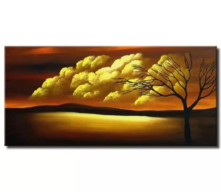 landscape paintings - clouds painting