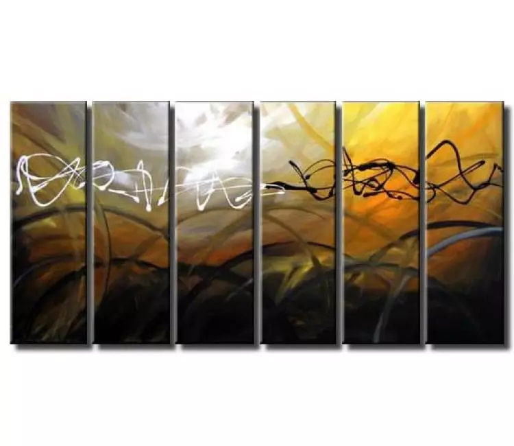abstract painting - multi panel abstract