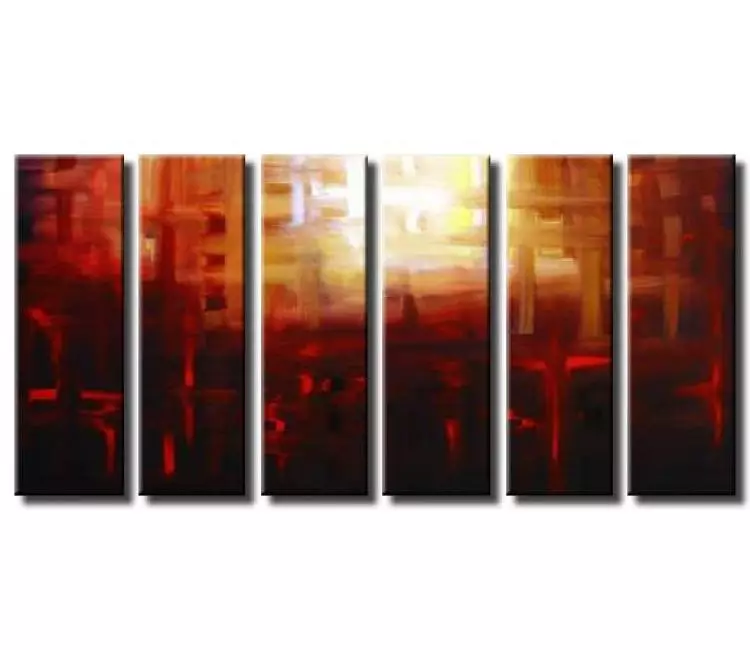 abstract painting - multi panel canvas