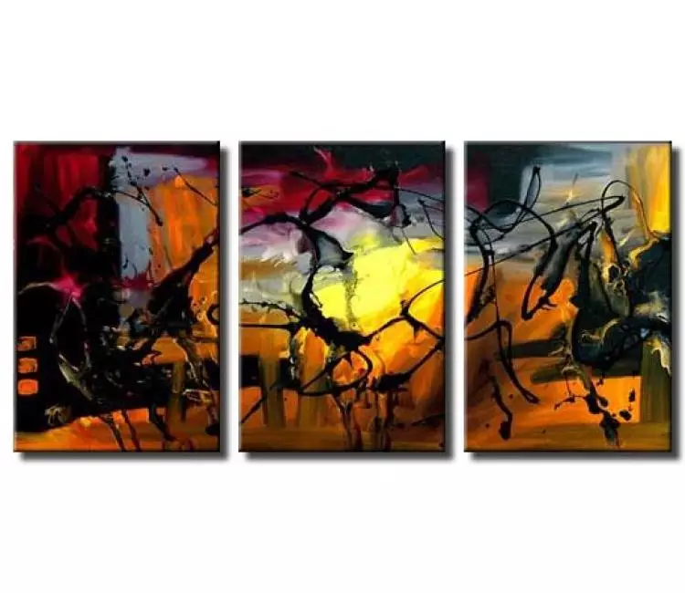 abstract painting - large abstract splash