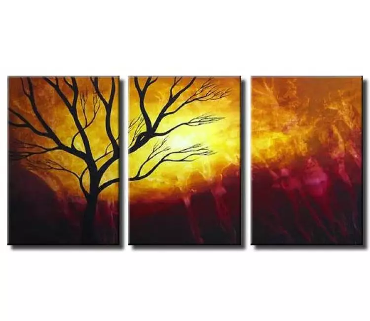 landscape paintings - abstract decor