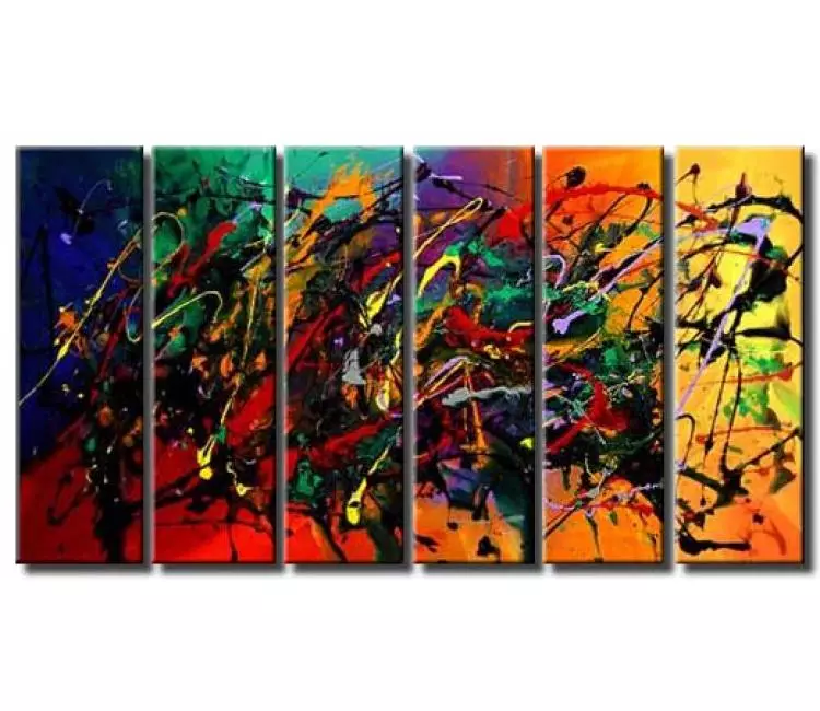 abstract painting - abstract splash art