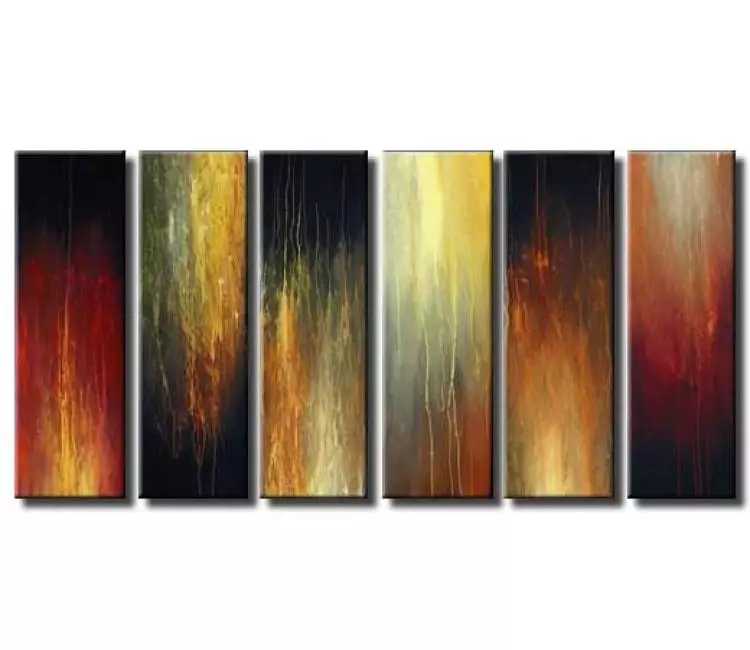 abstract painting - big modern earth tone colors simple abstract painting on canvas original decorative painting hotel art