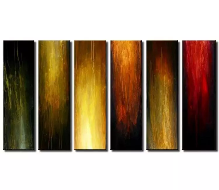 abstract painting - big modern earth tone colors abstract painting on canvas original large contemporary living room wall art