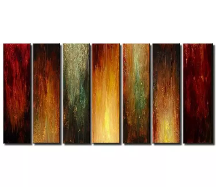 abstract painting - big modern abstract painting for living room original large earth tone colors hotel wall art