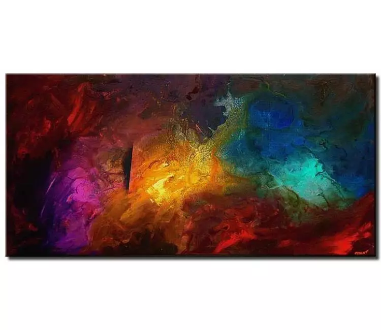 abstract painting - beautiful modern abstract art on canvas for living room original contemporary colorful wall art