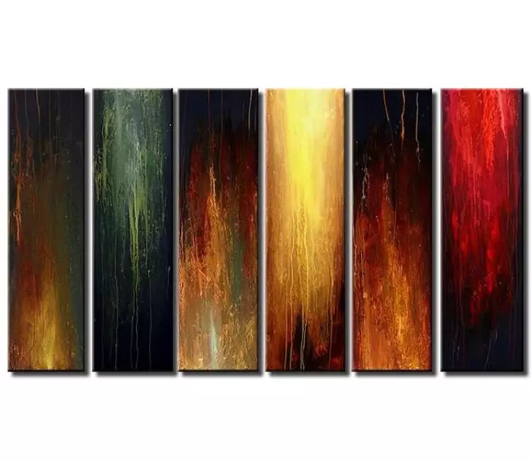 abstract painting - large abstract painting for living room dining room and office big earth tone modern wall art on canvas