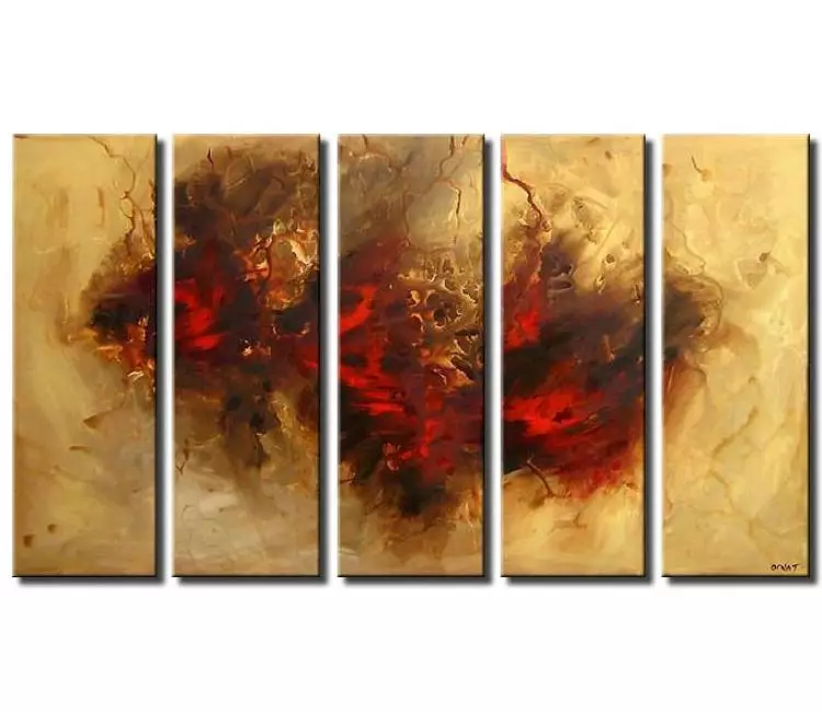 fluid painting - big modern neutral abstract painting on canvas beautiful  living room office contemporary art