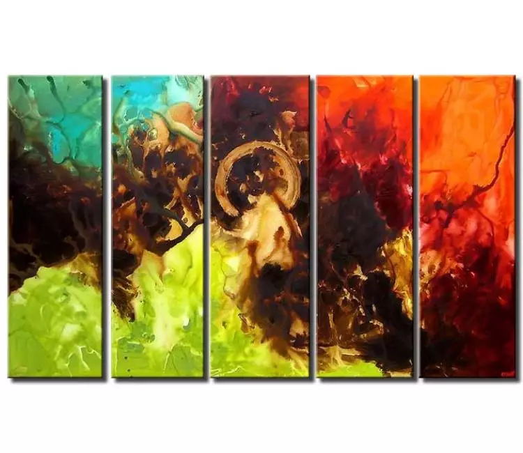 abstract painting - big modern colorful artwork on canvas art large original  abstract painting for big walls