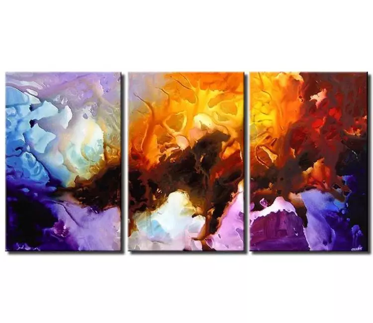 fluid painting - big colorful modern abstract painting on canvas large contemporary wall art for living room best beautiful art