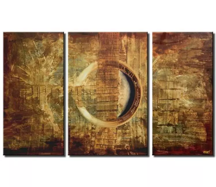 abstract painting - earth tone colors large abstract painting on canvas modern wall art for living room office art