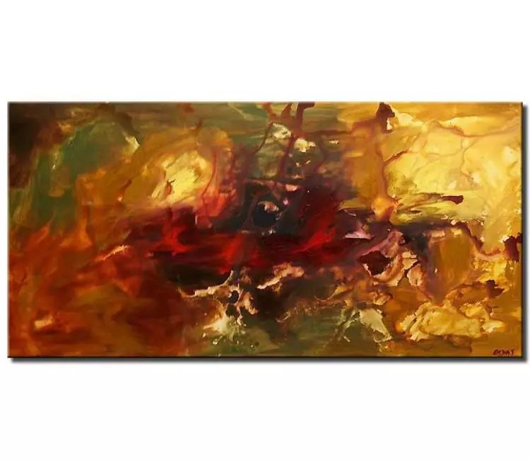 fluid painting - earth tone colors abstract painting on canvas modern beautiful best abstract art