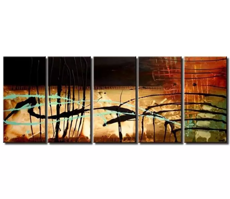 abstract painting - big modern abstract paintings on canvas in earth tone colors big wall art for living room