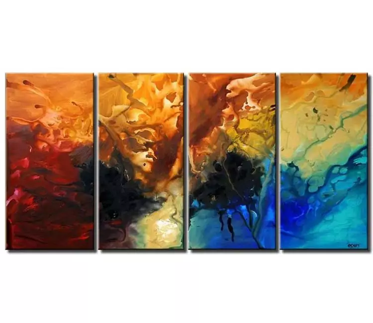 abstract painting - big best abstract art on canvas large modern living room wall art