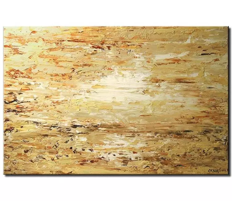 abstract painting - modern neutral abstract painting on canvas original textured beige minimalist simple painting