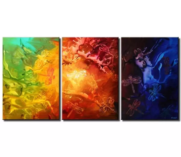 abstract painting - big colorful abstract wall art large canvas art original extra large modern living room wall art