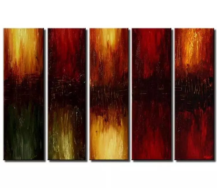 abstract painting - large wall art for living room original big canvas art in earth tone colors massive modern art for big spaces
