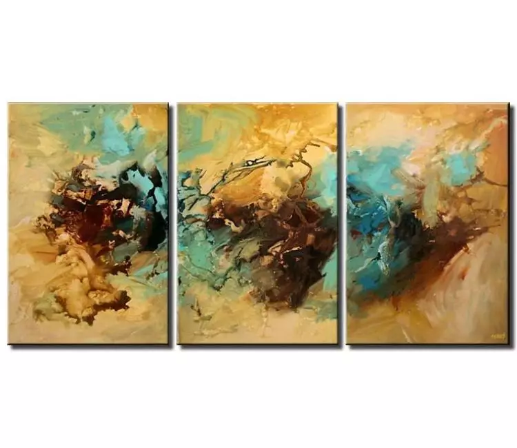 fluid painting - big wall art for living room on canvas modern abstract painting contemporary art original neutral colors