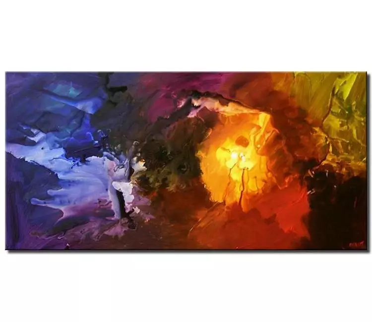 print on canvas - canvas print of colorful modern modern wall art