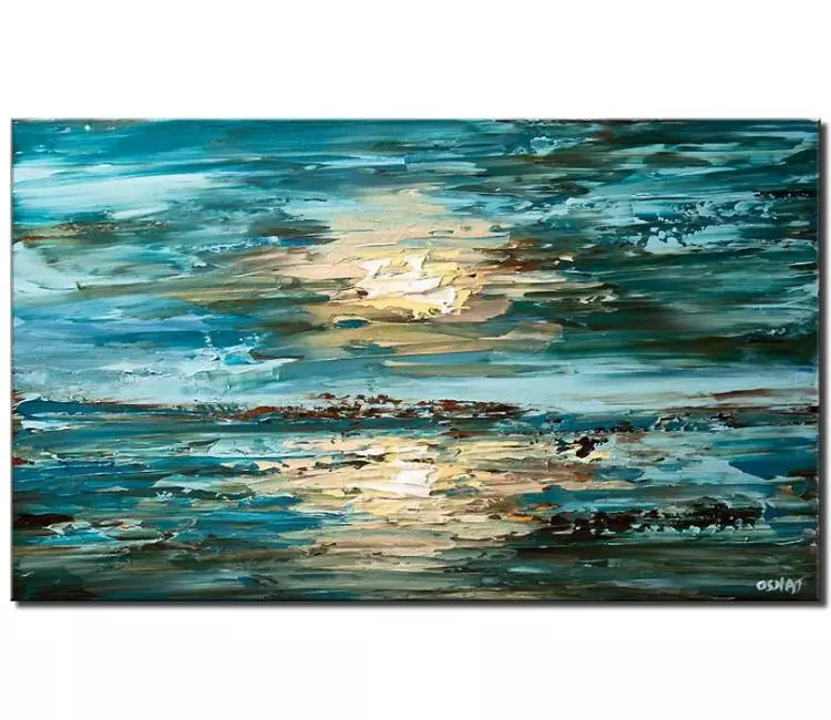print on canvas - canvas print of modern wall art of the sea