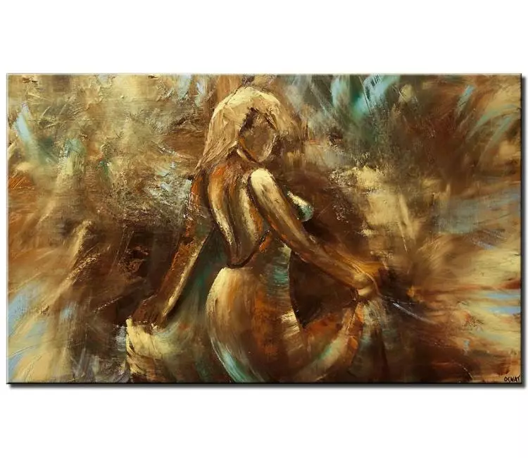 print on canvas - canvas print of woman dancing