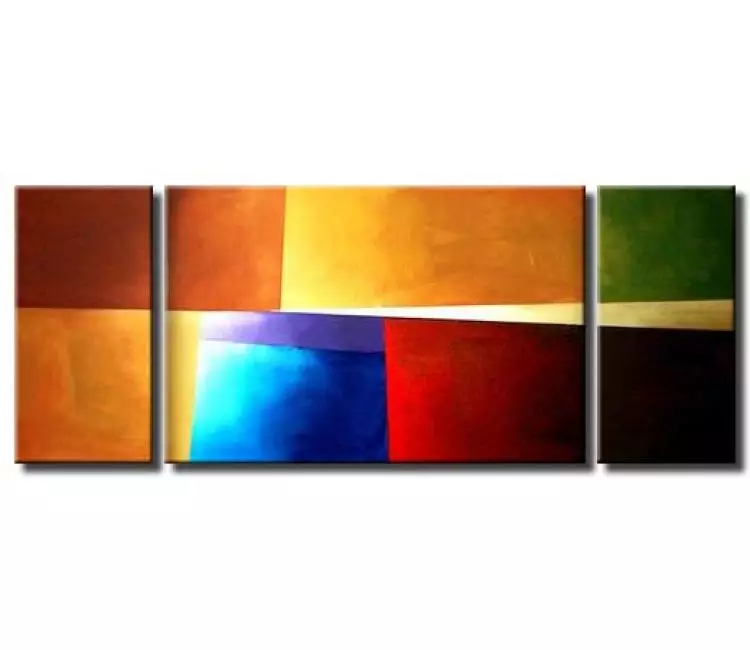 abstract painting - modern abstract geometry painting