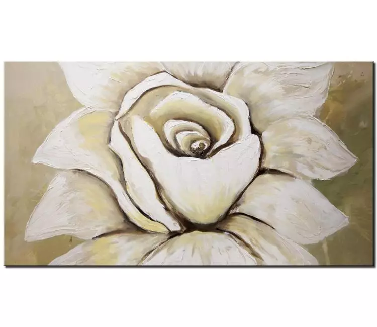 print on canvas - canvas print of white flower modern wall art