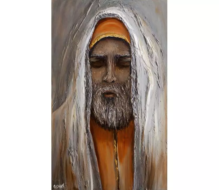 print on canvas - contemporary religious painting