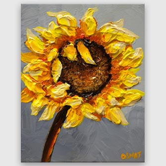 Floral painting - Sunflower