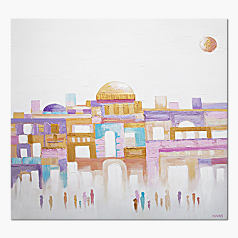 Cityscape painting - Jerusalem