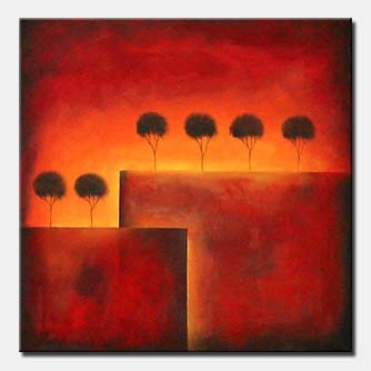 landscape painting - Sunset Cliffs