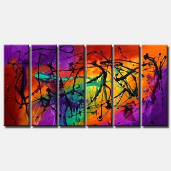 Abstract painting - Catch me if You Can