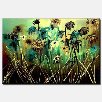 Floral painting - The Painter s Garden