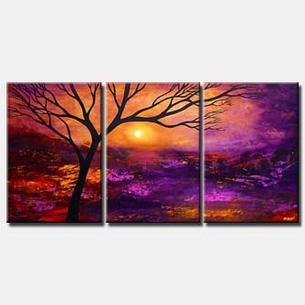 landscape painting - Purple Haze