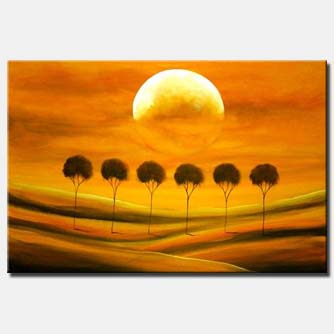 landscape painting - Rising Above