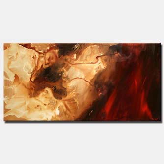 abstract painting - Mars