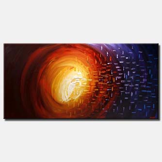 abstract painting - The Gathering