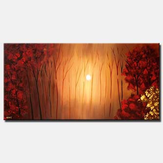 landscape painting - Forest of Light
