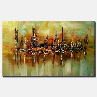 Cityscape painting - The City of Orhan