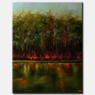 Landscape painting - The Lake