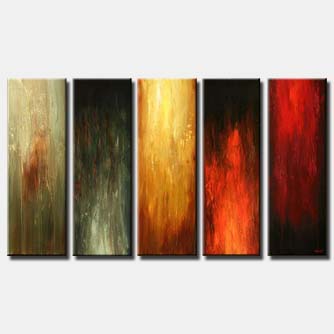 Abstract painting - Standing Tall