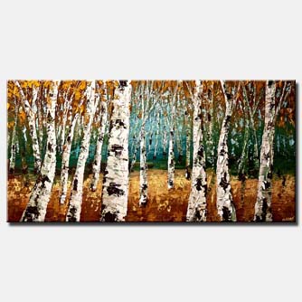 landscape painting - Enchanted Forest