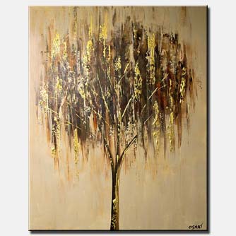 landscape painting - The Golden Tree