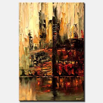 Cityscape painting - City Square